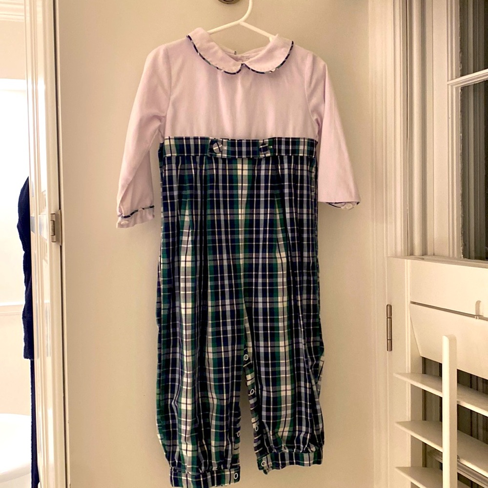 Eliza James 2T Plaid onesie